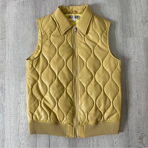 Urban Outfitters UO Annie Faux Leather Liner Vest
